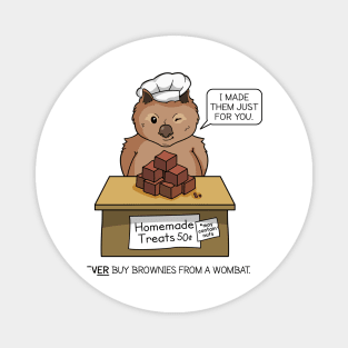 Wombat Chef by Zoodraws Magnet